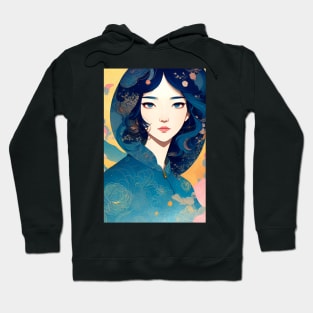 girl in Asian style Hoodie